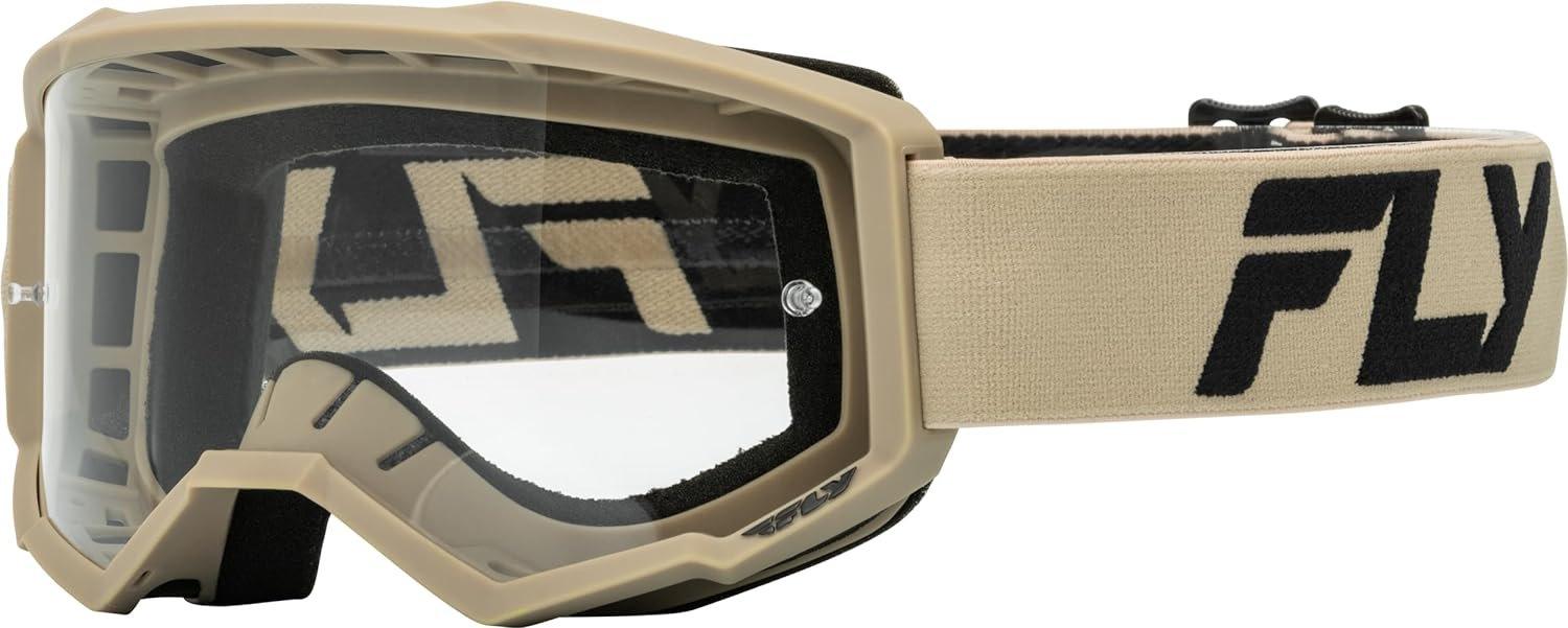 Fly Apparel Khaki/Black / Youth Fly Focus Goggles 37-51155Y 191361460234 Jorgensen Powersports