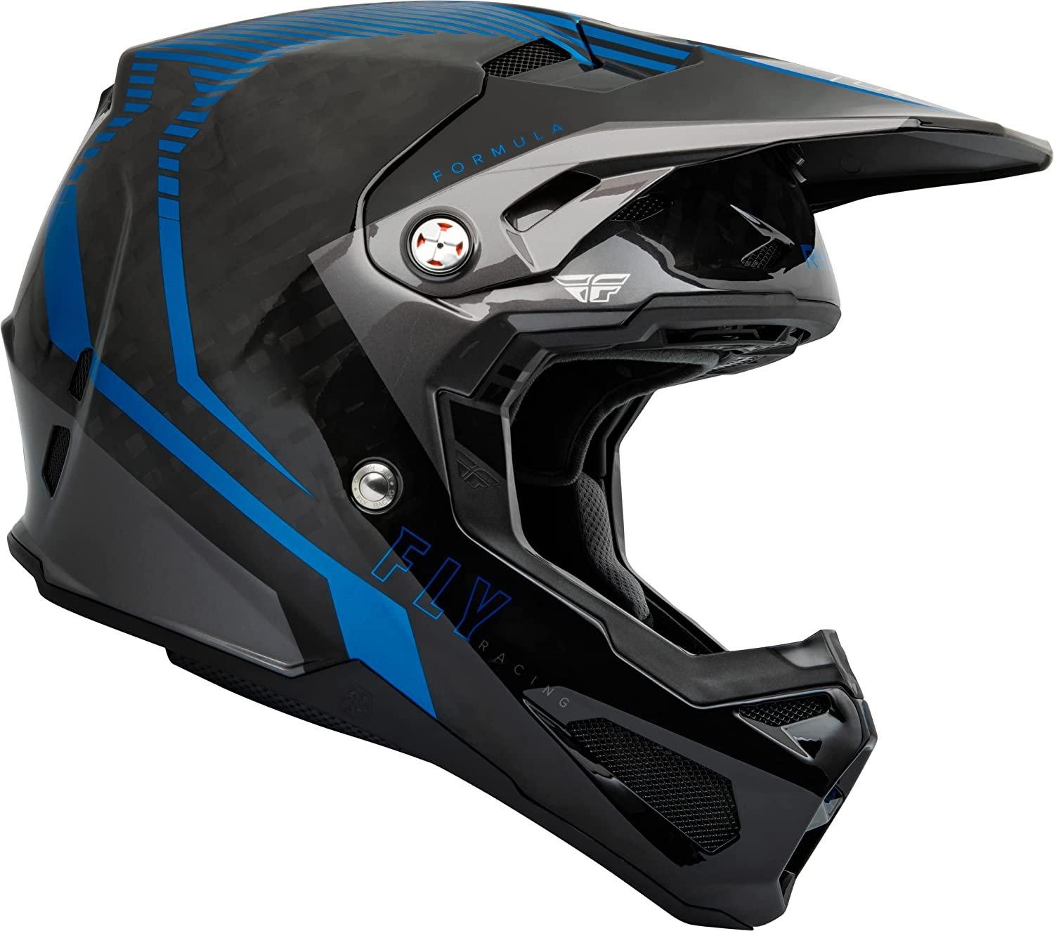Fly Apparel Large Fly Carbon Tracer Helmet 73-4440L B0B3M63KWB Jorgensen Powersports