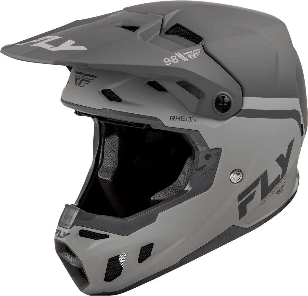 Fly Apparel Matte Black/Grey / Medium Fly Formula CC Objective Helmet 2026 73-4346M 191361482878 Jorgensen Powersports