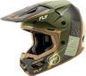 Fly Apparel Moss Grey/Khaki/Off-White / Medium Fly Kinetic Rally Helmet 2025 73-8663M 191361435447 Jorgensen Powersports
