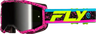 Fly Apparel Pink/Black/Hi-Vis w/Black Mirror/Smoke Lens / Adult Fly Zone Goggles 2025 37-51528 191361474453 Jorgensen Powersports
