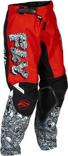 Fly Apparel Red / 22 Fly Racing 2026 Kinetic Mutant Youth Dirt Bike Pants 379-53622 191361516757 Jorgensen Powersports