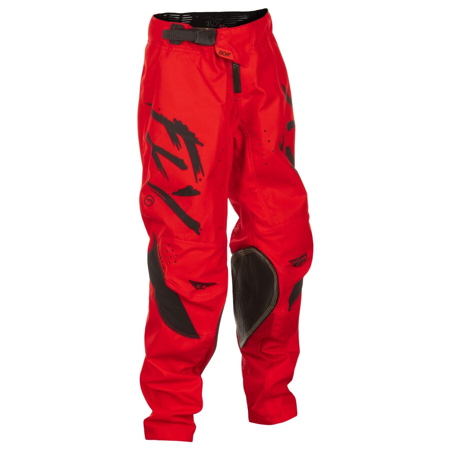 Fly Apparel Red/Black / 22 Fly Kinetic Stoke Pants Youth 2025 378-53722 B0D9CBTT64 Jorgensen Powersports