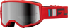 Fly Apparel Red/Charcoal w/Silver Mirror/Smoke Lens / Adult Fly Zone Goggles 2025 37-51522 191361408250 Jorgensen Powersports