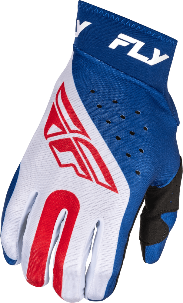 Fly Apparel Red/White/Blue / Small Fly Pro Lite Gloves 2025 378-046S 191361474682 Jorgensen Powersports