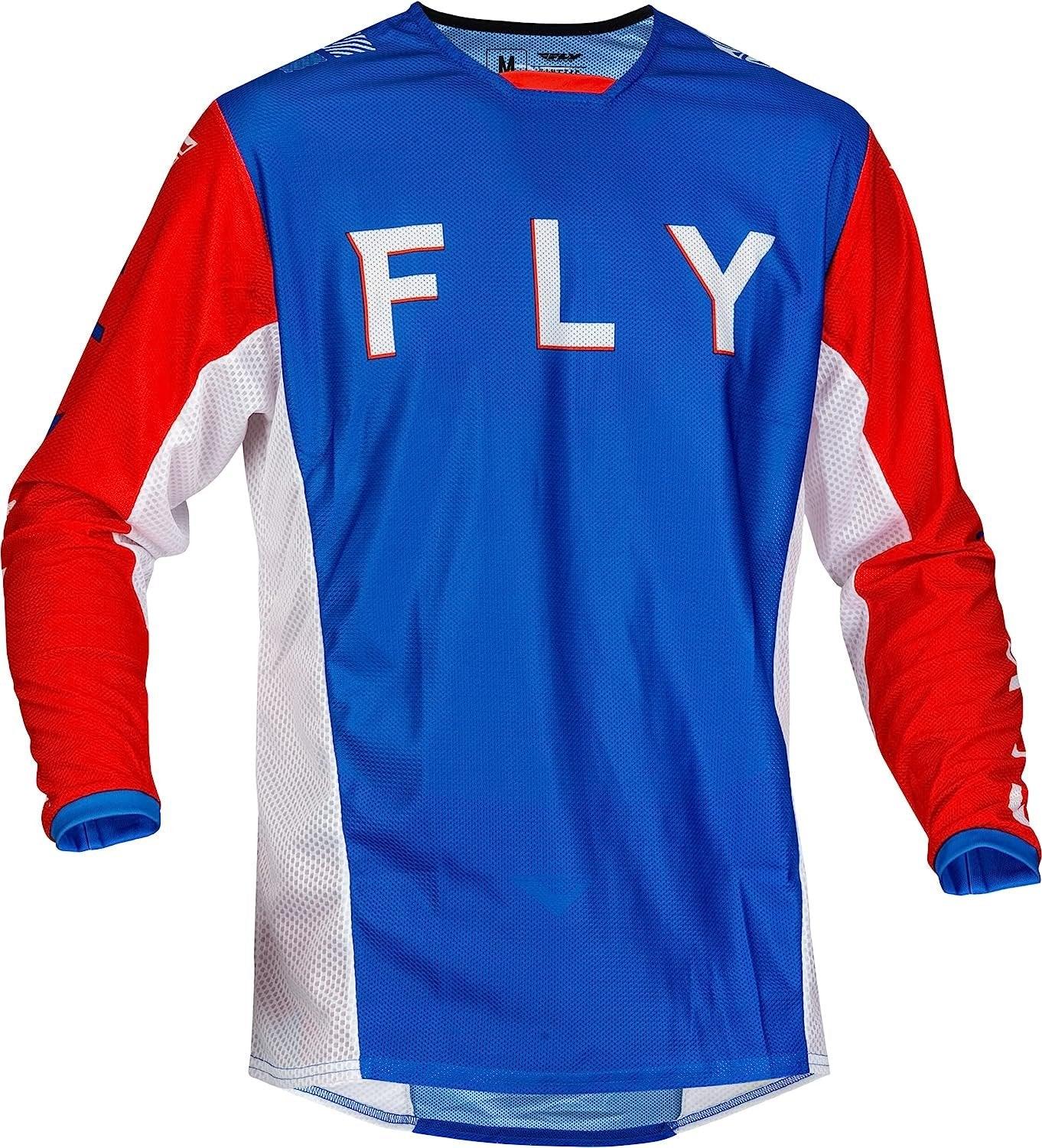 Fly Apparel Red/White/Blue / XX-Large Fly Kinetic Mesh Kore SE Jersey 377-3172X 191361381362 Jorgensen Powersports