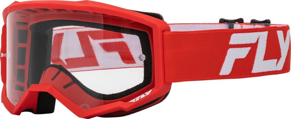 Fly Apparel Red/White / Youth Fly Focus Goggles 37-51156Y Jorgensen Powersports