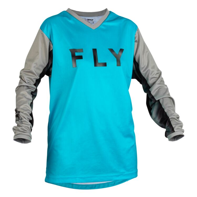 Fly Apparel Small / Blue/Light Grey Fly Women's F-16 Jersey 376-822S 191361350269 Jorgensen Powersports
