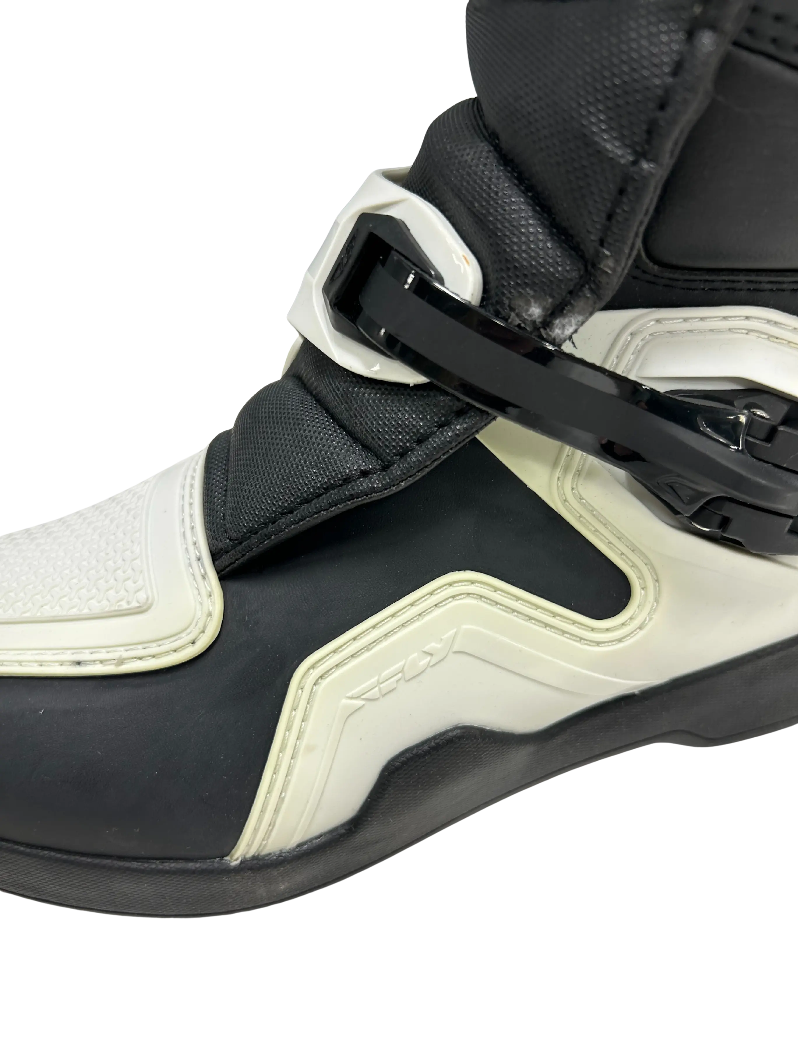 Fly Apparel USED: Fly Maverick Enduro Boots White Size 11 364-67511 U2 Jorgensen Powersports