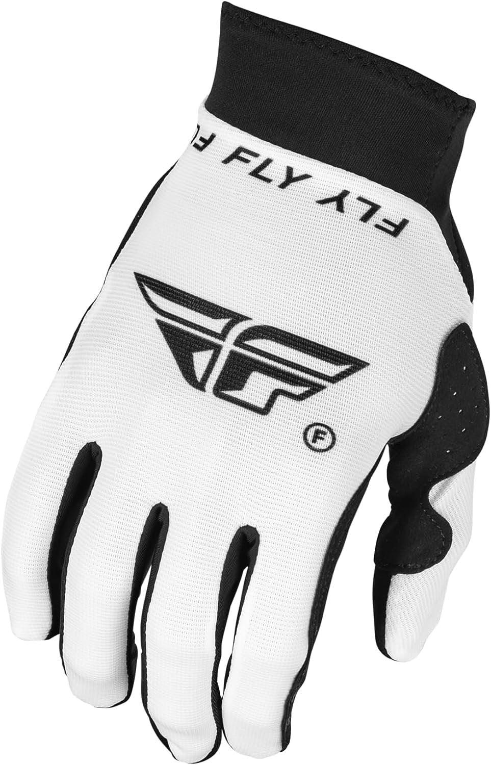 Fly Apparel White/Black / Youth Large Fly Pro Lite Gloves Youth 377-045YL 191361414558 Jorgensen Powersports