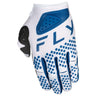 Fly Apparel White/Navy / Youth Large Fly Kinetic Center Gloves Youth 2025 378-511YL B0D9CCS1KP Jorgensen Powersports