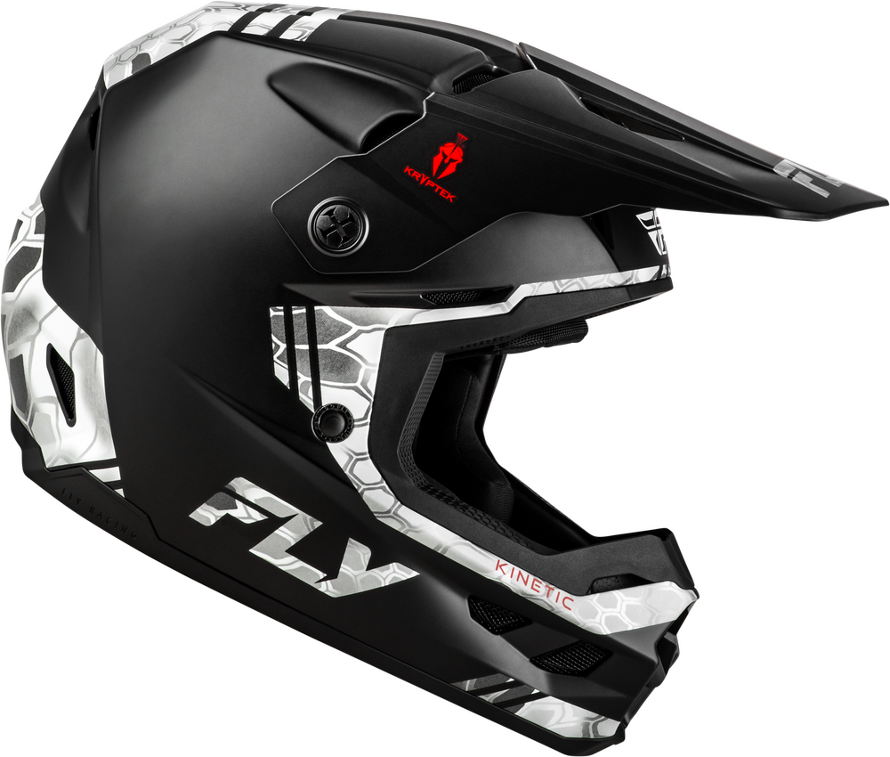 Fly helmet Black/Grey / Small FLY RACING KINETIC VERDICT KRYPTEK HELMET BLACK/GREY 73-8728S 191361507502 Jorgensen Powersports