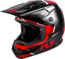 Fly helmet Black/Red/White / Small FLY RACING KINETIC VERDICT HELMET 73-8721S 191361507236 Jorgensen Powersports
