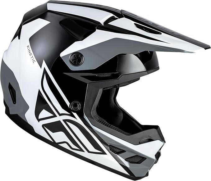Fly helmet Black / Small FLY Racing 2026 Kinetic Crest MX Helmet 73-8674S 191361536601 Jorgensen Powersports