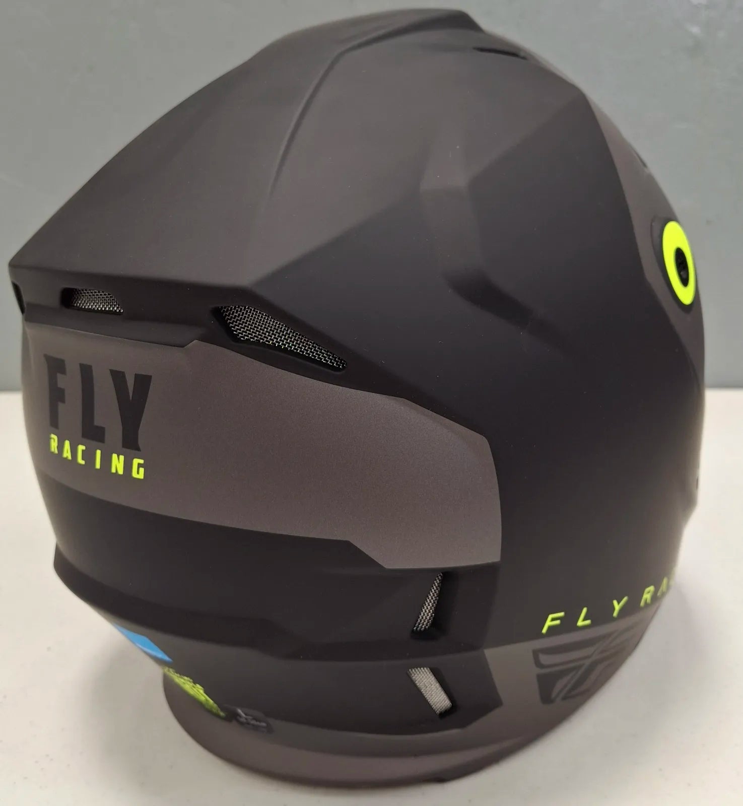 Fly helmet Fly Formula CP Slant Helmet (Matte Black/Grey/Hi-Vis, Large) USED 73-0030L U Jorgensen Powersports