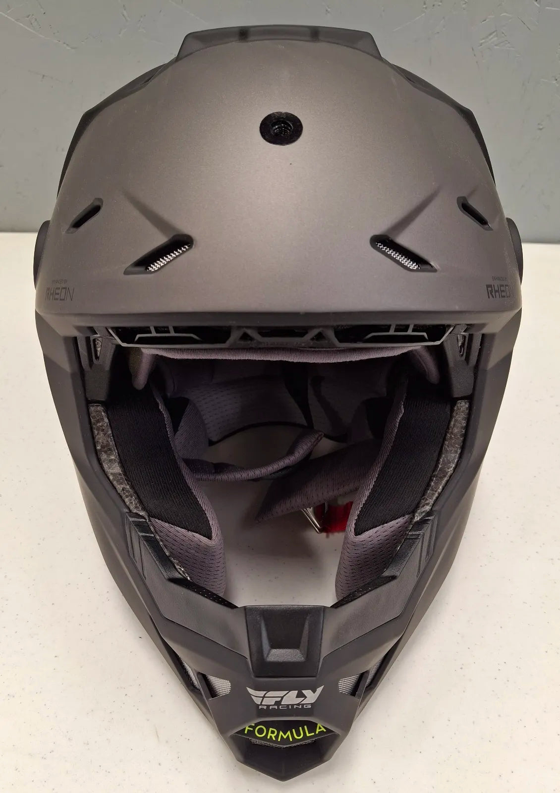 Fly helmet Fly Formula CP Slant Helmet (Matte Black/Grey/Hi-Vis, Large) USED 73-0030L U Jorgensen Powersports