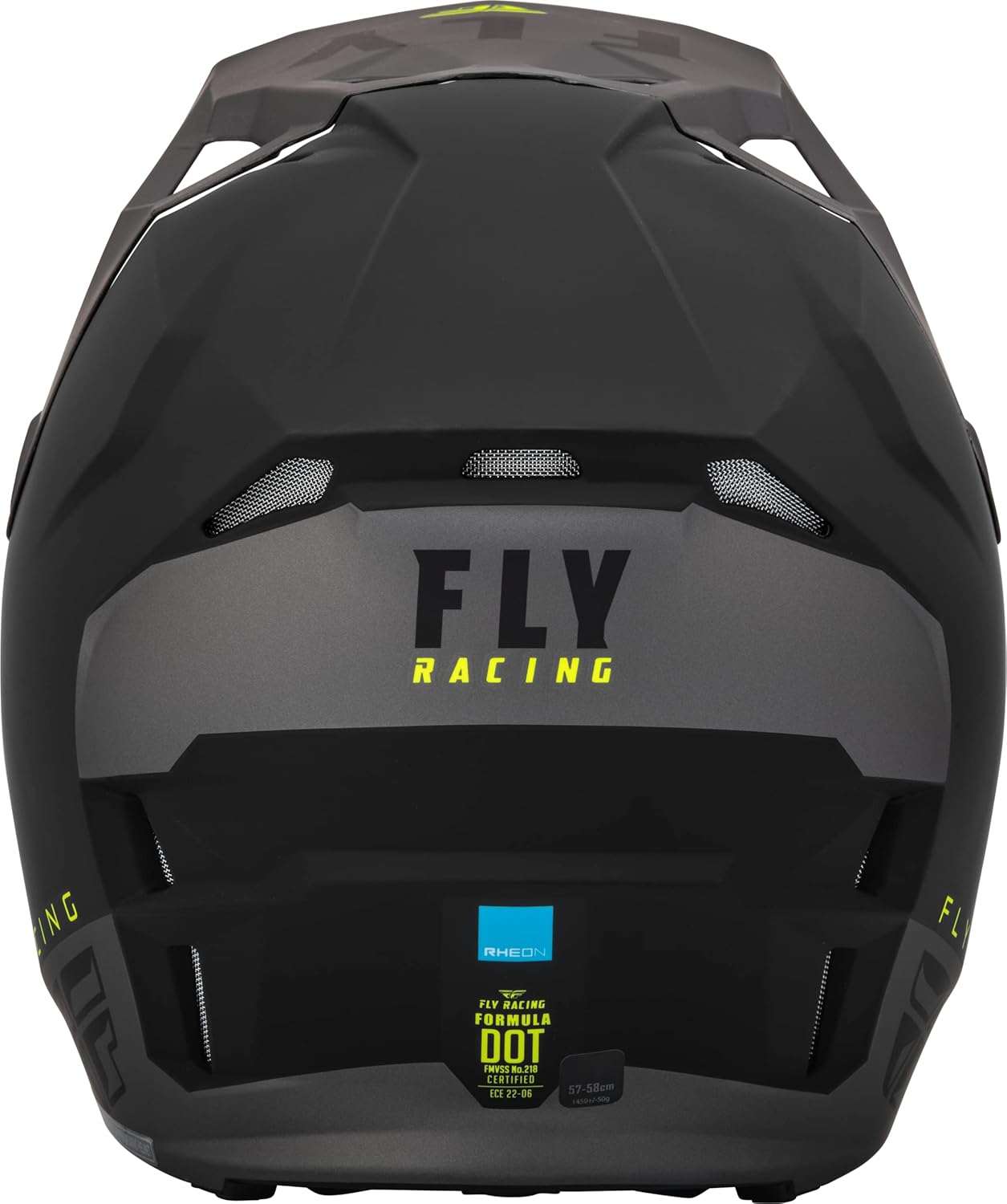 Fly helmet Fly Formula CP Slant Helmet (Matte Black/Grey/Hi-Vis, Large) USED 73-0030L U Jorgensen Powersports