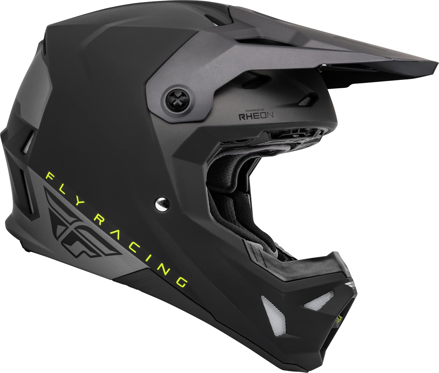 Fly helmet Fly Formula CP Slant Helmet (Matte Black/Grey/Hi-Vis, Large) USED 73-0030L U Jorgensen Powersports