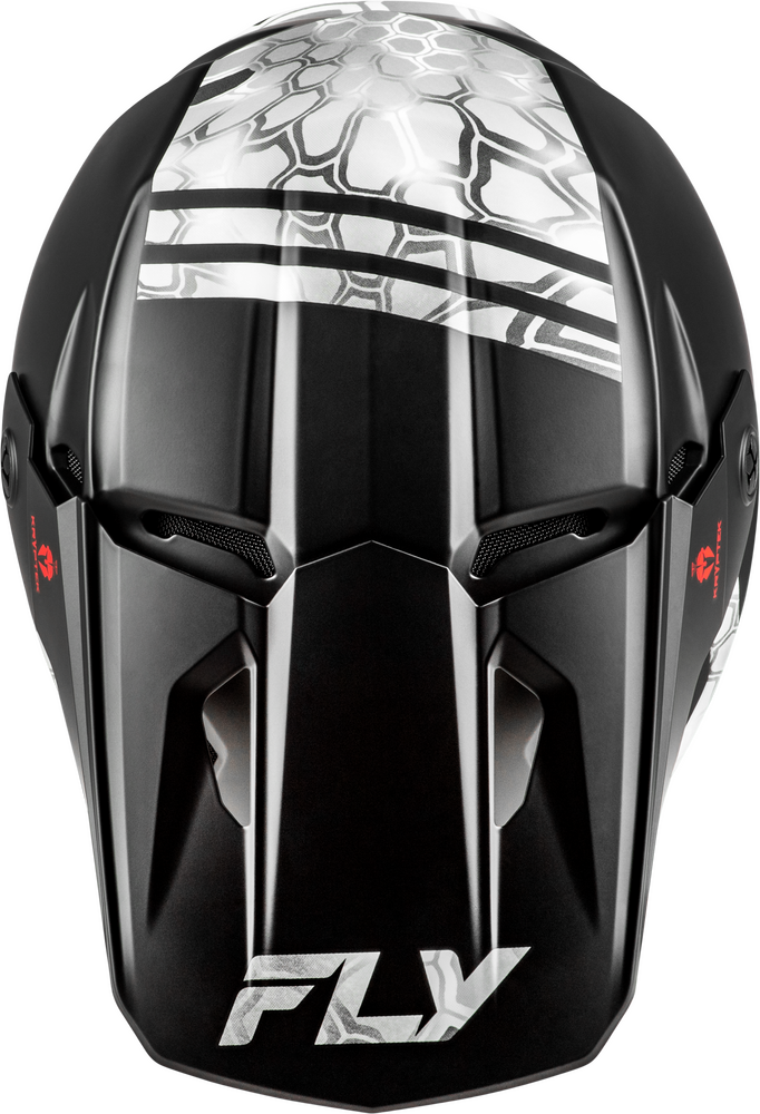 Fly helmet FLY RACING KINETIC VERDICT KRYPTEK HELMET BLACK/GREY Jorgensen Powersports