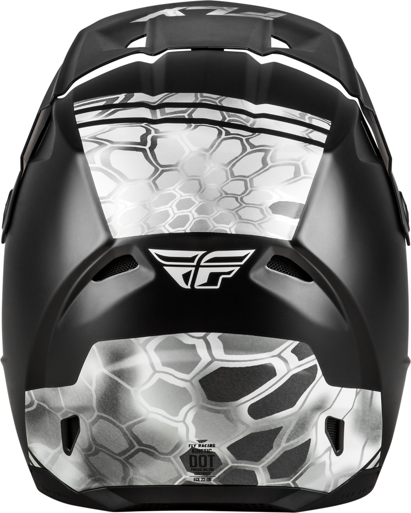 Fly helmet FLY RACING KINETIC VERDICT KRYPTEK HELMET BLACK/GREY Jorgensen Powersports