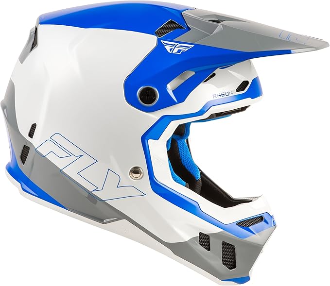 Fly helmet White/Blue/Grey / Small FLY Racing 2026 Formula CC Glide MX Helmet 73-4354S 191361535901 Jorgensen Powersports