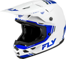 Fly helmet White/Blue/Grey / Small FLY RACING KINETIC VERDICT HELMET 73-8722S 191361507298 Jorgensen Powersports
