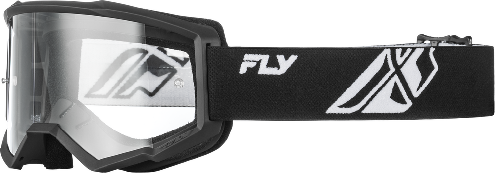 Fly Protection Black FLY RACING YOUTH FOCUS GOGGLE 37-51160Y 191361531552 Jorgensen Powersports