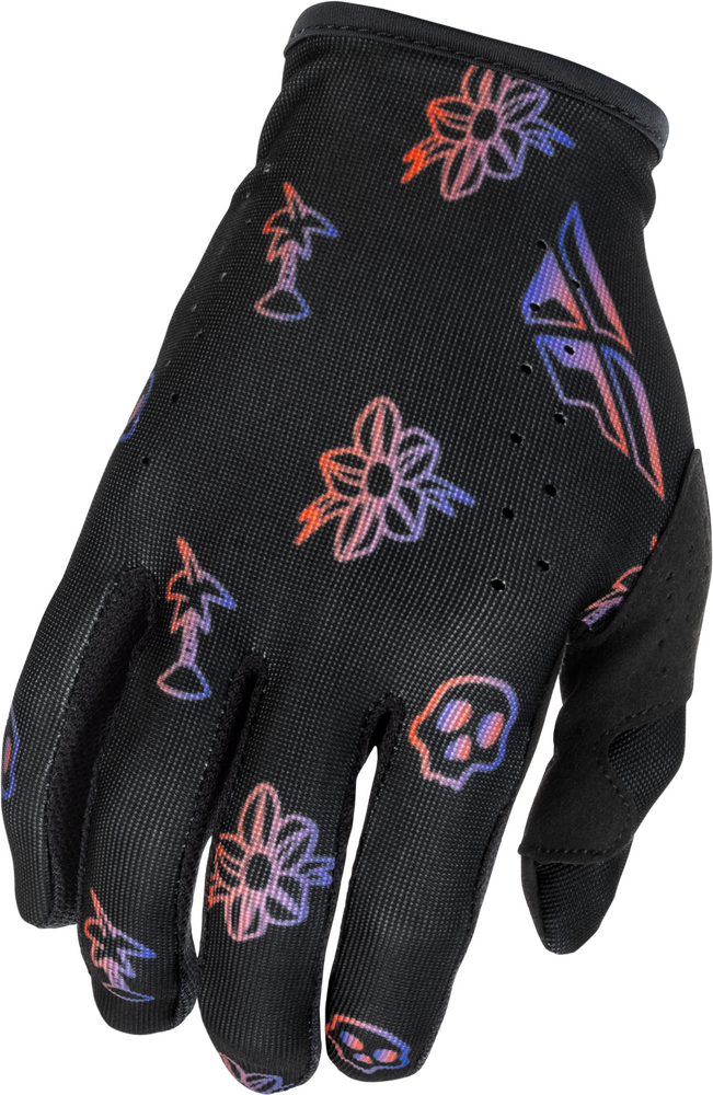 Fly Protection Black / X-Small FLY RACING LITE OUTLINE GLOVES 379-716XS 191361514579 Jorgensen Powersports