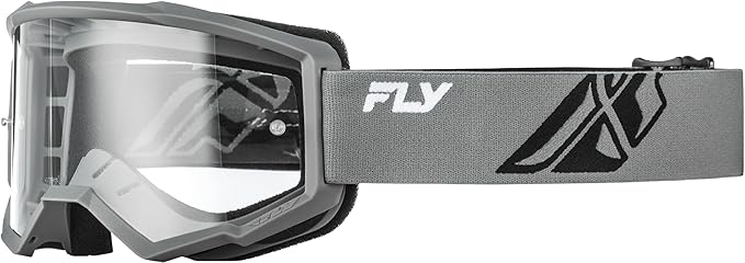 Fly Protection Grey Fly Racing 2026 Youth Focus Goggles for Motocross & Off-Road 37-51168Y 191361531637 Jorgensen Powersports
