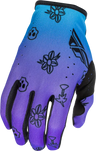 Fly Protection Purple / X-Small FLY RACING LITE OUTLINE GLOVES 379-715XS 191361514470 Jorgensen Powersports