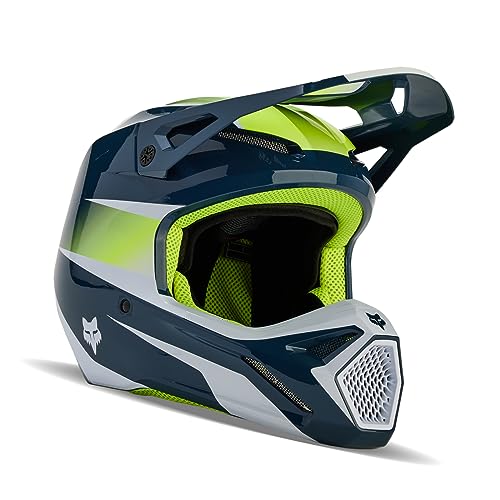 Fox Apparel 180 Venz Dark Indigo / Youth Small Fox V1 Nitro Helmet Youth 31402-203-YS Jorgensen Powersports
