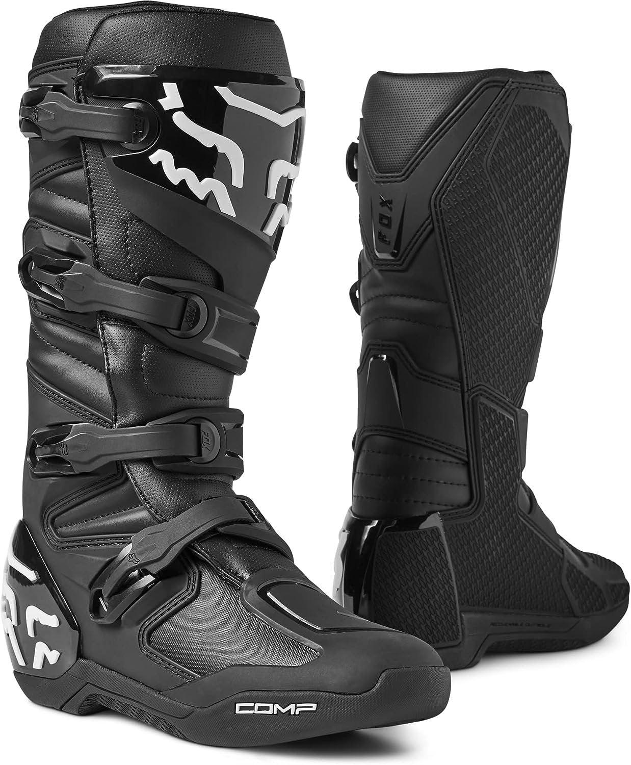 FOX Apparel Black / 8 Fox Racing Comp Motocross Boots 28373-001-8 191972674624 Jorgensen Powersports