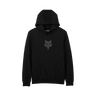 Fox Apparel Black/Black / Small Fox Head Hoodie 31608-021-S 191972818783 Jorgensen Powersports