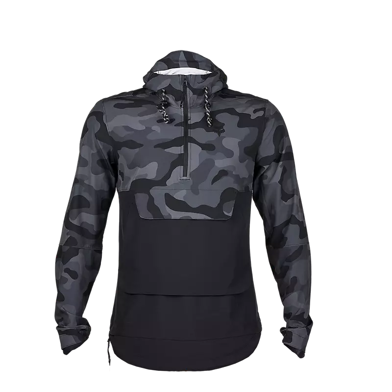 Fox Apparel Black Camo / Small Fox Ranger Wind Pullover Hoodie 33767-247-S 191972935190 Jorgensen Powersports