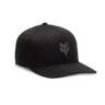 Fox Apparel Black/Charcoal / S/M Fox Head Tech Flexfit Hat 31620-324-S/M 191972819858 Jorgensen Powersports