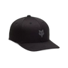 Fox Apparel Black Fox Lithotype 110 Snapback Hat Youth 31806-021-OS 191972819155 Jorgensen Powersports