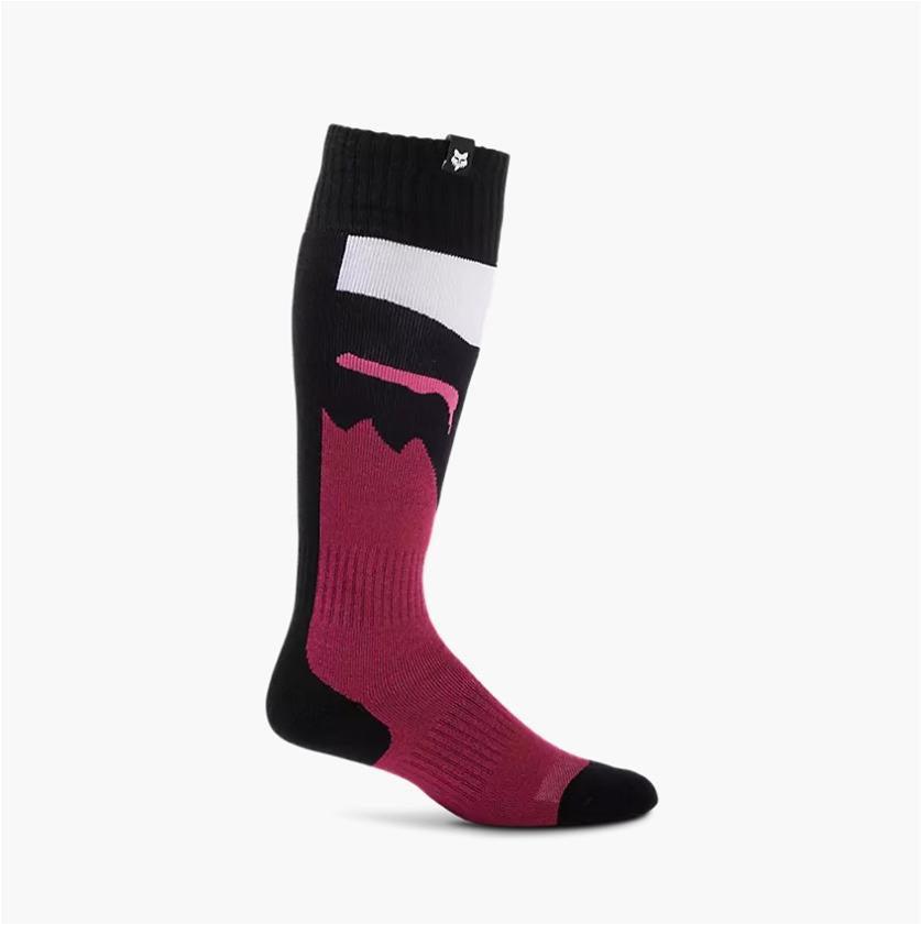 Fox Apparel Black/Pink Fox 180 Flora Sock 31388-285OS 191972821691 Jorgensen Powersports
