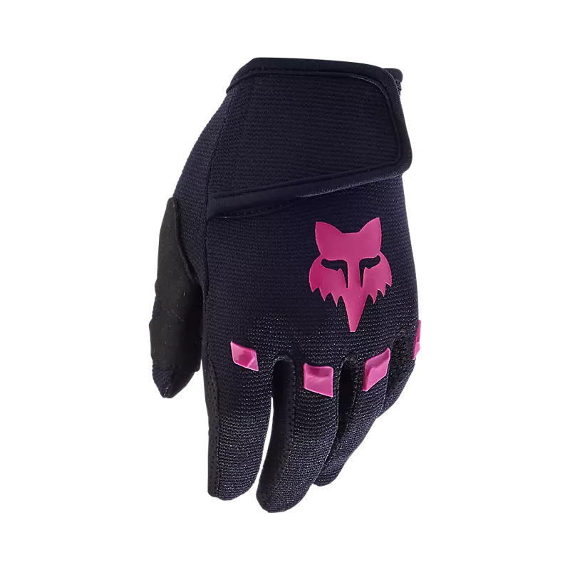 Fox Apparel Black/Pink / Kids Small Fox Kids Dirtpaw Gloves 31390-285-KS 191972821813 Jorgensen Powersports