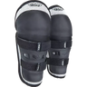 Fox Apparel Black/Silver Fox Peewee Titan Knee/Shin Pads 08037-464-OS 884065822230 Jorgensen Powersports