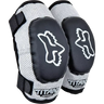 Fox Apparel Black/Silver Fox Peewee Titan S/M Elbow Pads 08038-464-OS 884065822216 Jorgensen Powersports