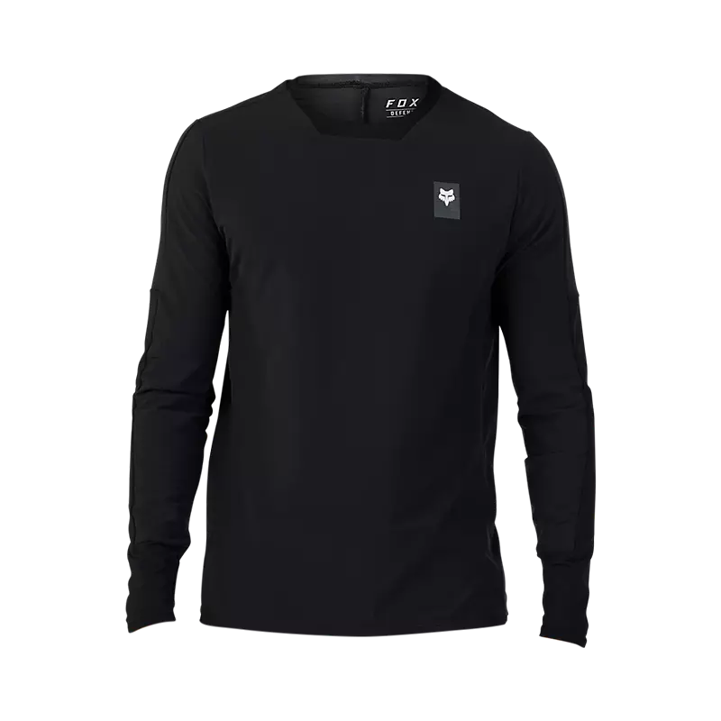 Fox Apparel Black / Small Fox Defend Thermal Jersey 33788-001-S 191972931451 Jorgensen Powersports