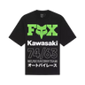 FOX Apparel Black / Small FOX Kawasaki Oversized Tee 33423-001-S 191972975387 Jorgensen Powersports