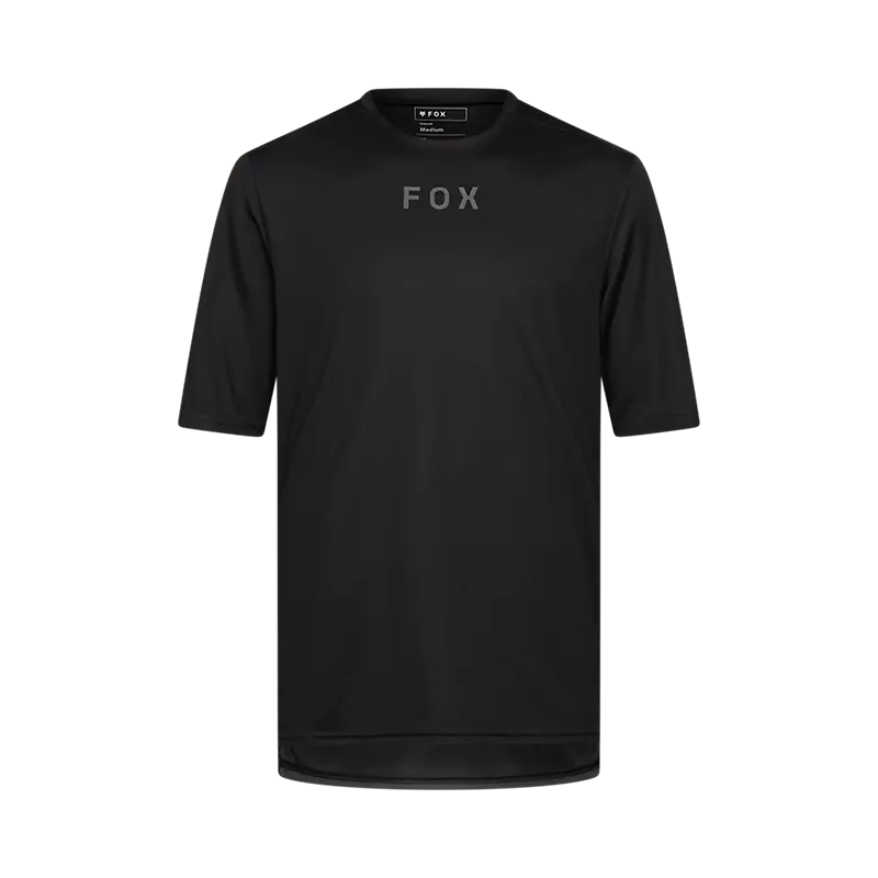 Fox Apparel Black / Small Fox Ranger Wordmark Jersey 2025 33410-001 S Jorgensen Powersports