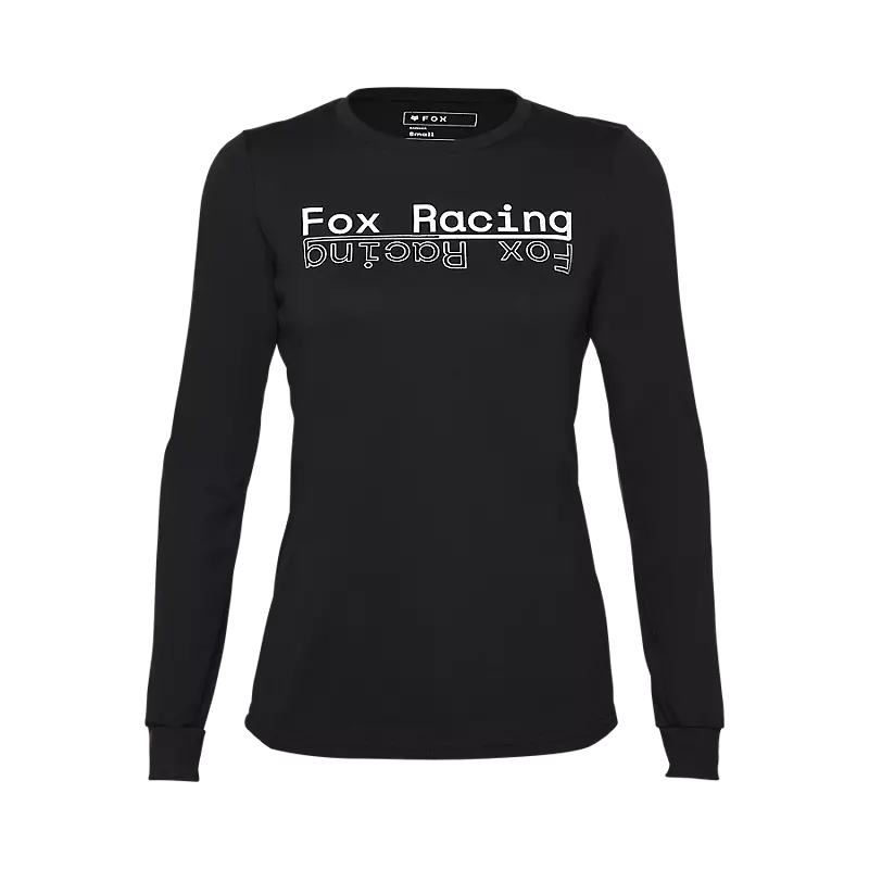 Fox Apparel Black / Small Fox Women's Ranger Drirelease® 3/4 Sleeve Jersey 32947-001-S 191972927133 Jorgensen Powersports