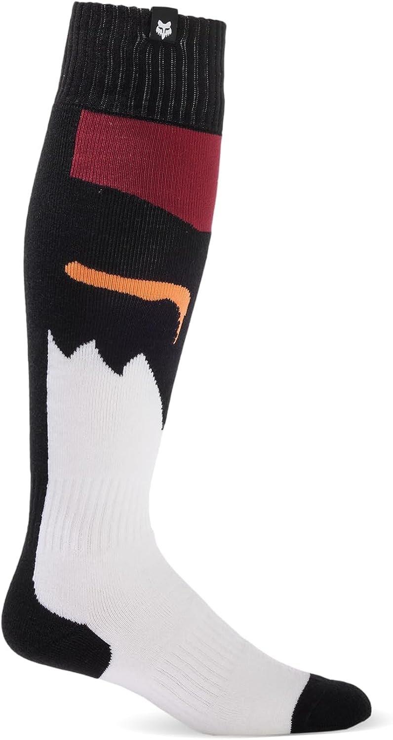 Fox Apparel Black/White / Small Fox 180 Flora Sock 31423-018S 191972823602 Jorgensen Powersports