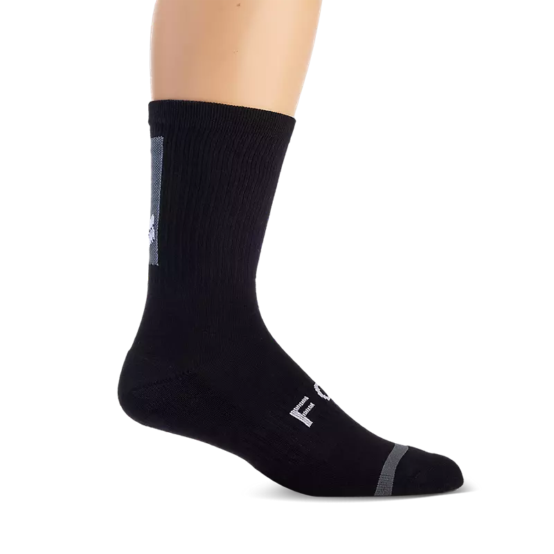 Fox Apparel Black / XS/S Fox 8" Defend Socks 31499-001-XS/S 191972807169 Jorgensen Powersports
