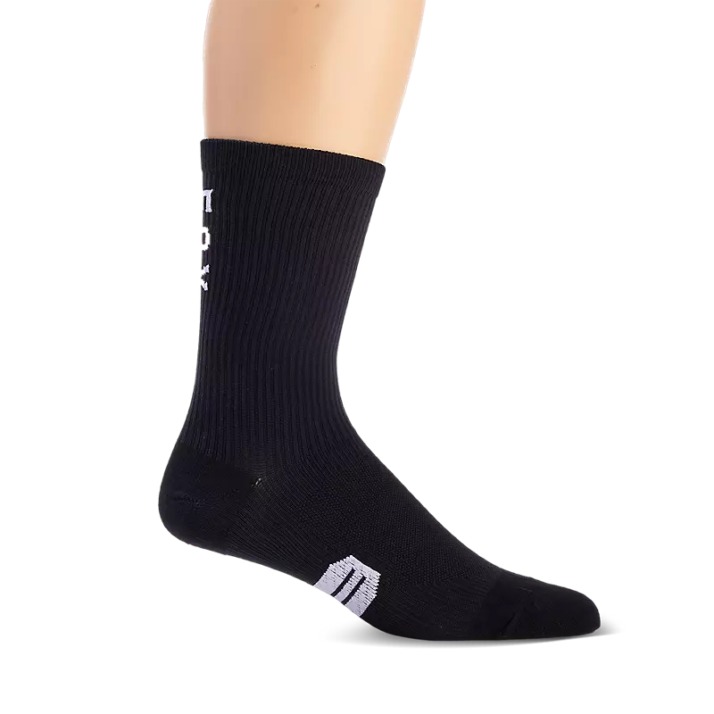 Fox Apparel Black / XS/S Fox 8" Ranger Socks 31530-001-XS/S 191972808609 Jorgensen Powersports