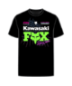 Fox Apparel Black / Youth Large Fox X Kawasaki Youth Tee 2025 33569-001 YL Jorgensen Powersports