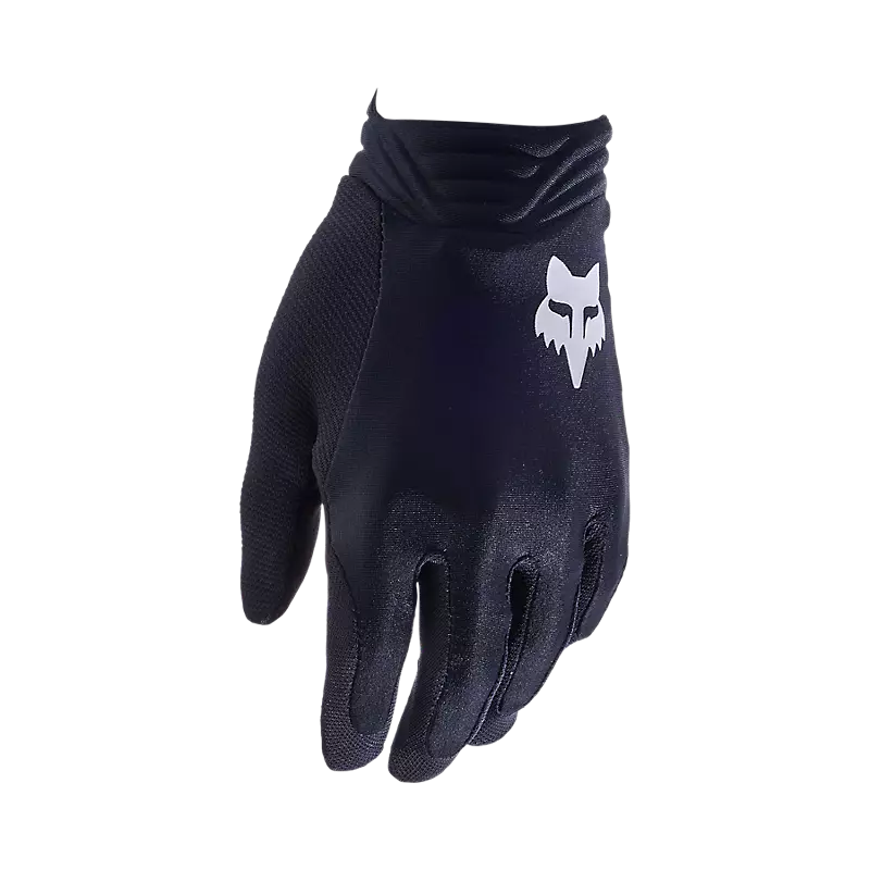 Fox Apparel Black / Youth X-Small Fox Airline Gloves Youth 31442-001-YXS 191972809705 Jorgensen Powersports