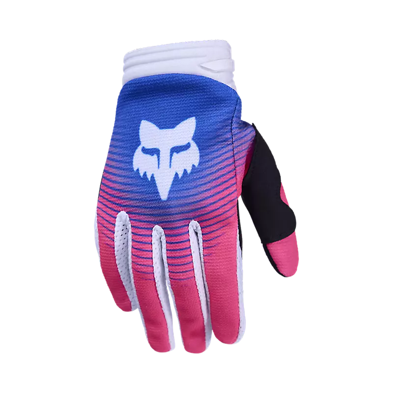 FOX Apparel Blue/pink / Youth X-Small FOX Youth 180 Collect Gloves 36305-A01-YXS 198571031025 Jorgensen Powersports